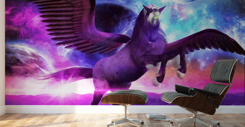 Winged Universe Wall Murals