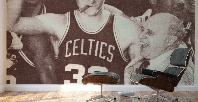 1981 Larry Bird Cigar Photo Wall Art Wall Murals