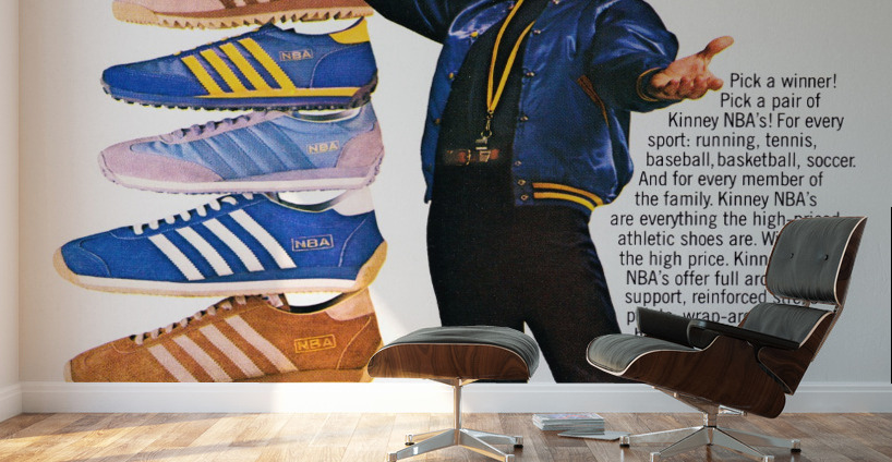 1979 Kinney NBA Shoes Ad Wall Murals