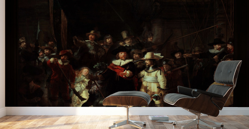 The Night Watch De Nachtwacht by Rembrandt van Rijn Classical Fine Art Old Masters Reproduction Wall Murals