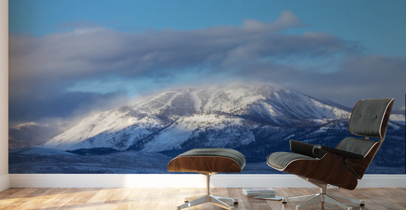 Winter Arrives at Mt. Rose Wall Murals