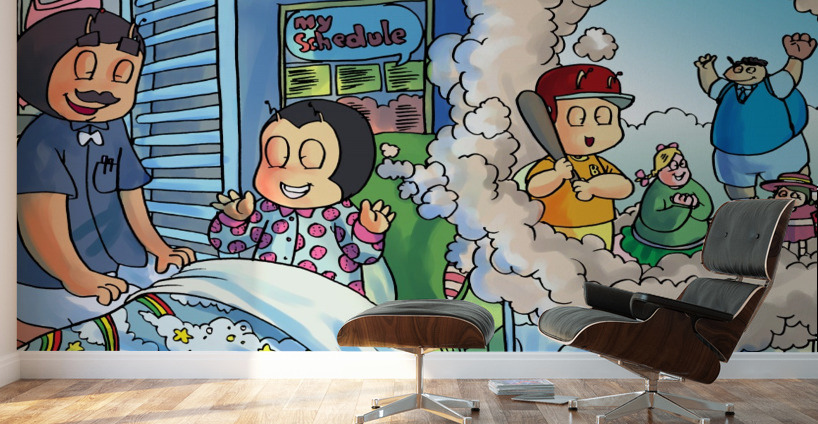 Baseball dreams - Bugville Critters Wall Murals