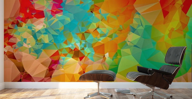Berry Sun Burst Wall Murals