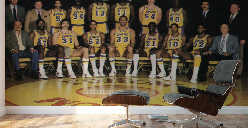 1982 Los Angeles Lakers Team Photo Poster Wall Murals
