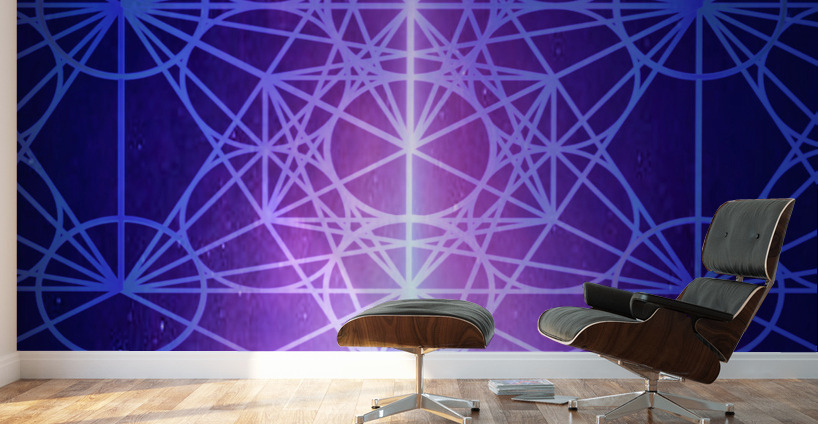Metatron Blue Wall Murals