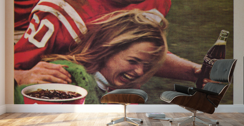 1966 Coke Ad Reproduction Art Poster Wall Murals