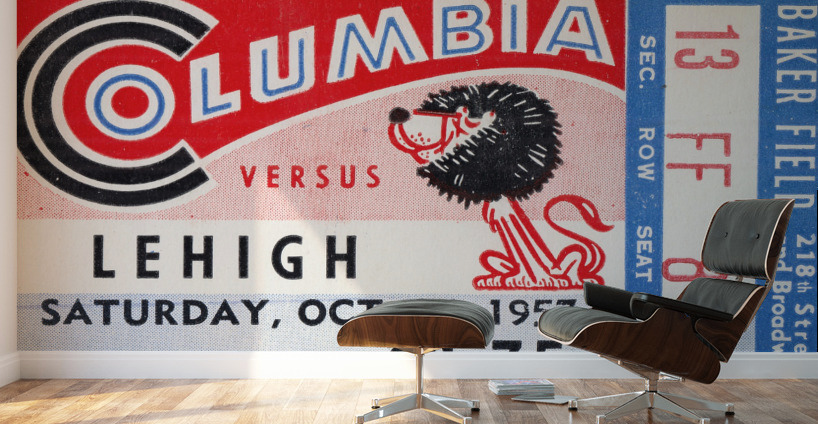 1957 Columbia Lions vs. Lehigh Engineers Wall Murals