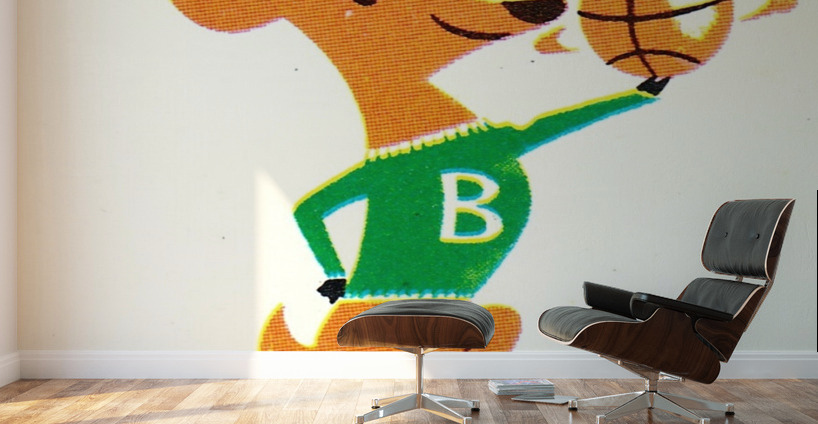 1972 Milwaukee Bucks Viewfinder Slide Basketball Art Wall Murals