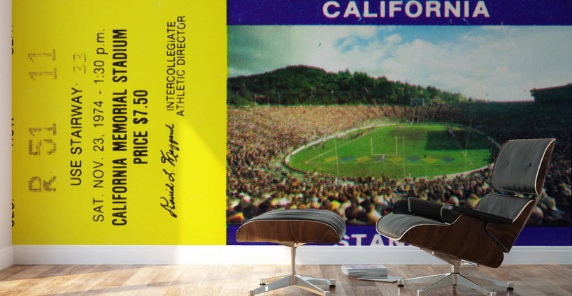 1974 California Bears vs. Stanford Cardinal Wall Murals