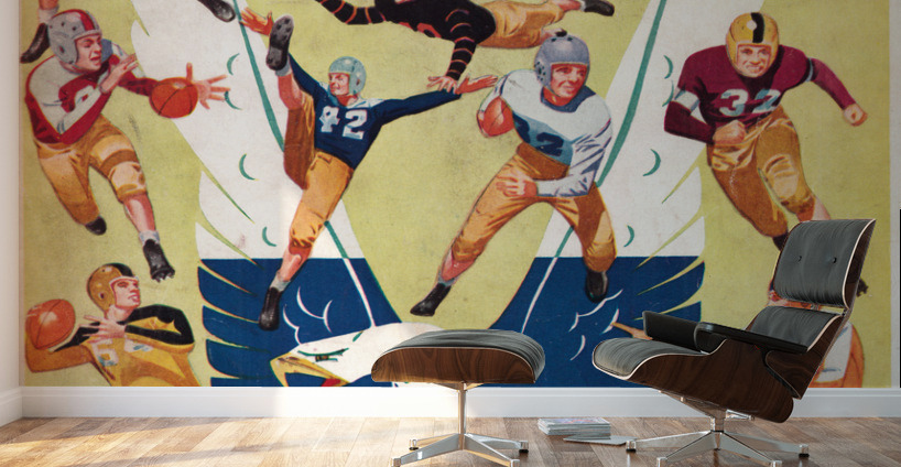 1942 Iowa Pre-Flight vs. Notre Dame | Row 1 Wall Murals