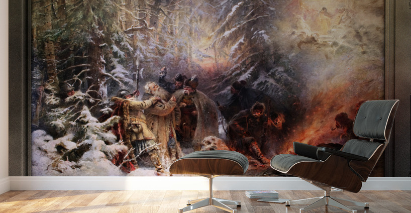 Ivan Susanin by Konstantin Makovsky Classical Fine Art Xzendor7 Old Masters Reproductions Wall Murals