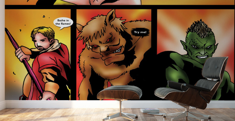 Notice Instead the Magical Field that Envelops the Queen 2 of 2 Original Art from A Daughter of Kings the Ruin Mist Graphic Novel Limited Edition Celebrating The Tragic Love Story from the Books Wall Murals