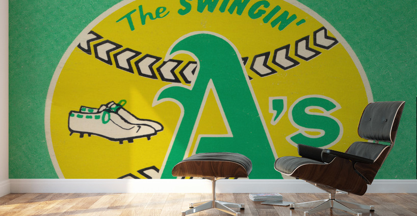 1978 Oakland Athletics Metal Sign Wall Murals