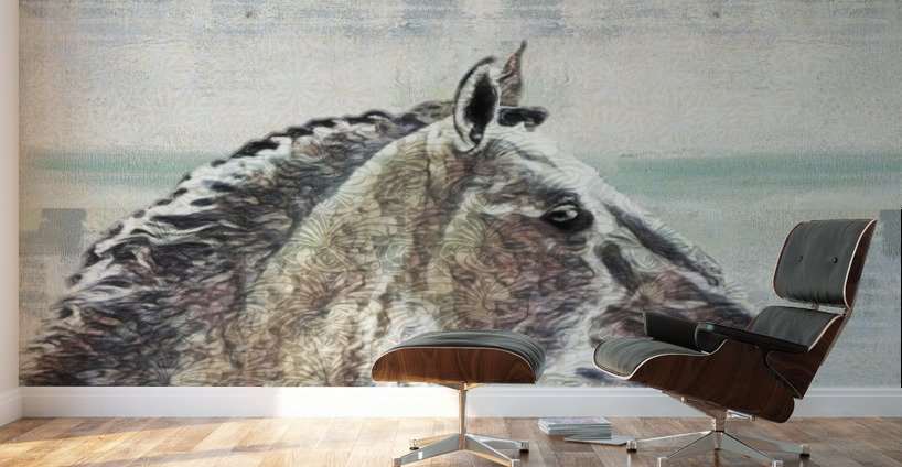 Wavy Horse Wall Murals
