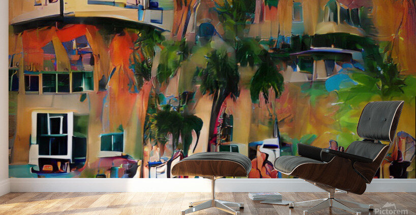 Naples 5th Avenue Shoppers Wall Murals