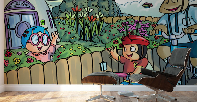 Its Time for a Bike Ride - Buster and Barry - 2022 Release Wall Murals