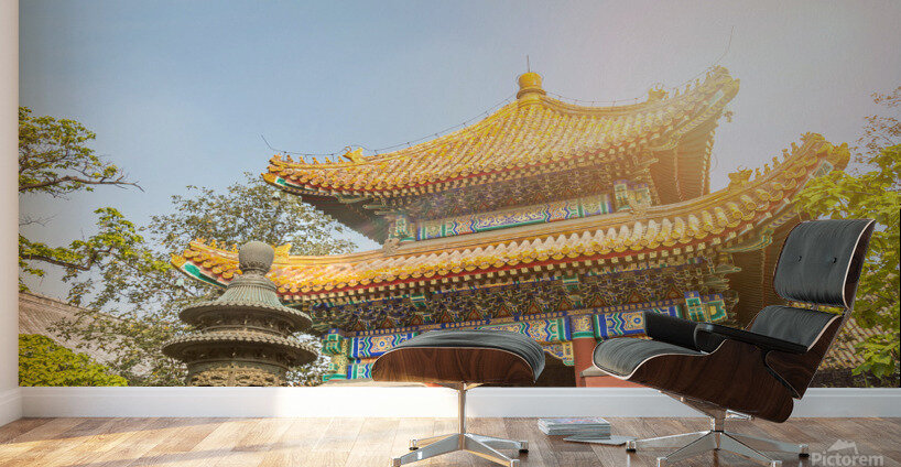 Buddhist Lama Temple Wall Murals