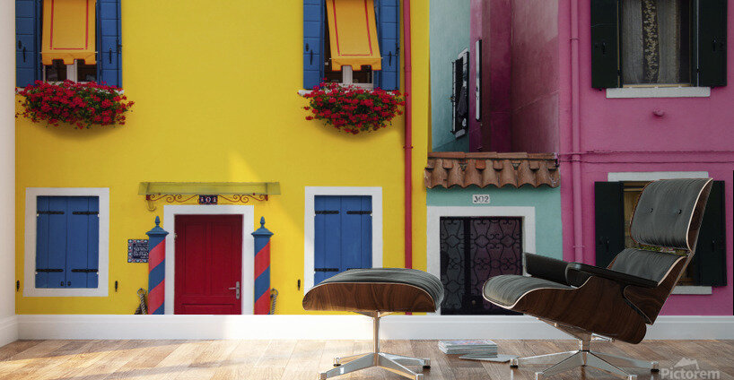Couleurs de Burano  |  Burano Colours Impression murale