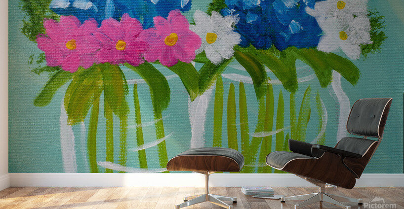 Flower Jars.  Ariana R Wall Murals