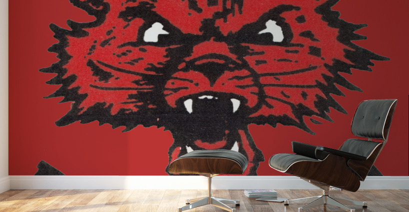 Vintage Davidson Wildcat Art Wall Murals