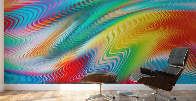 Abstract Flow Wall Murals