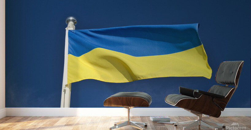 flag of Ukraine Wall Murals