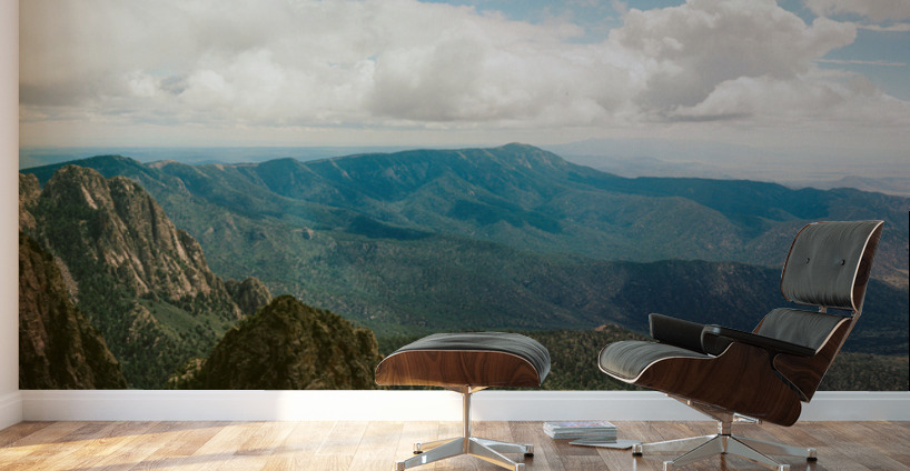 The Sandias A Panoramic View Wall Murals