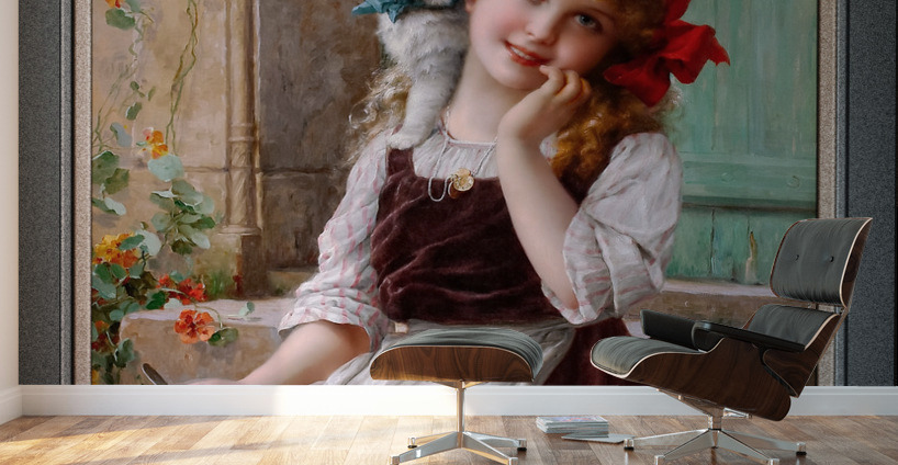 Best Friends by Emile Vernon Vintage Art Xzendor7 Old Masters Reproductions Wall Murals