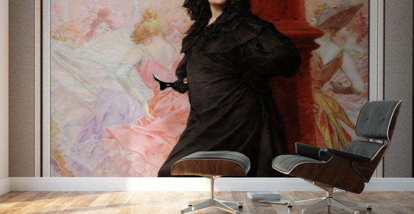 Baile de Mascaras by Frederik Hendrik Kaemmerer Remastered Xzendor7 Classical Fine Art Old Masters Reproductions Wall Murals