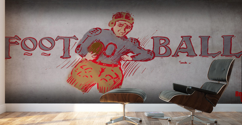 Howard Dwight Smith Vintage Ohio State University Football Art Wall Murals
