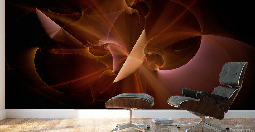 Visitors to the Peaceful Turbulence  Wall Murals