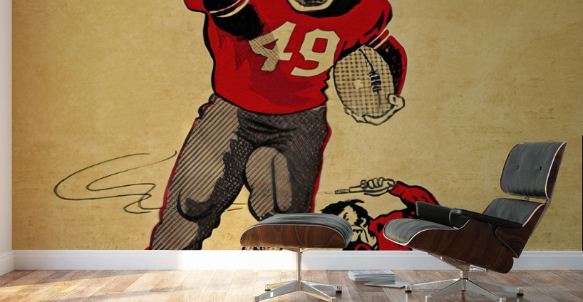 Throwback Uniforms 1955 49ers Red Helmet San Francisco 49ers