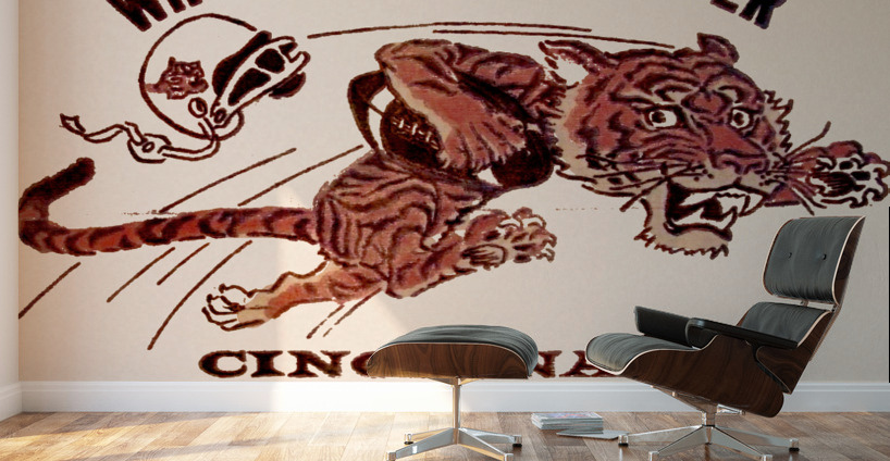 Vintage Sixties Bengals Art Wall Murals