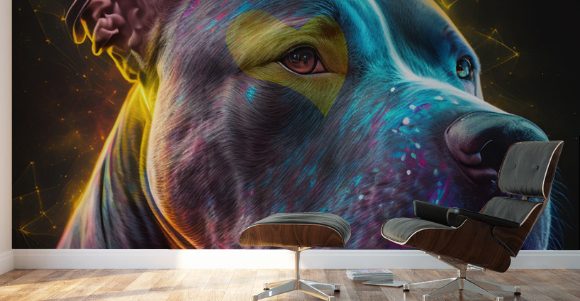 Hyper realistic Bulldog Wall Murals