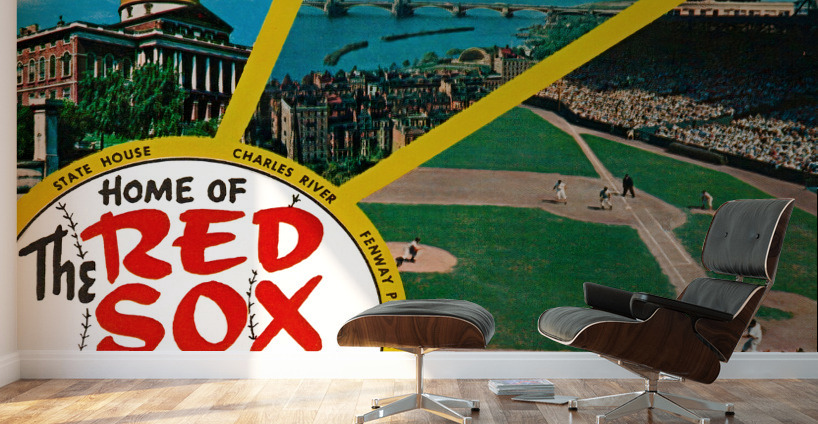 Charles River Fenway Park Red Sox Art Wall Murals