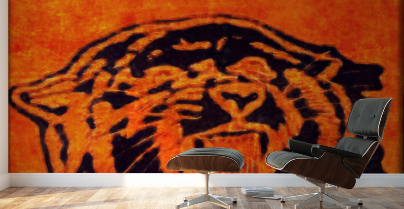 Auburn Tiger Throwback Viewfinder Art Wall Murals