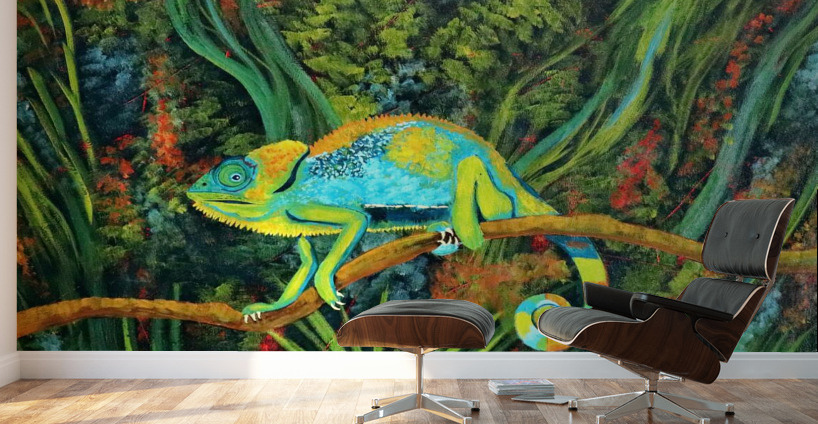 Karma Chameleon Wall Murals