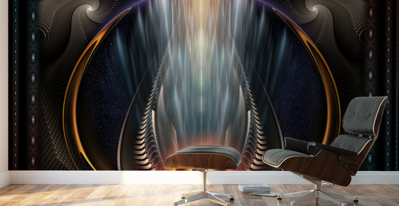 Imperial View Fractal Art Composition by Xzendor7 Impression murale