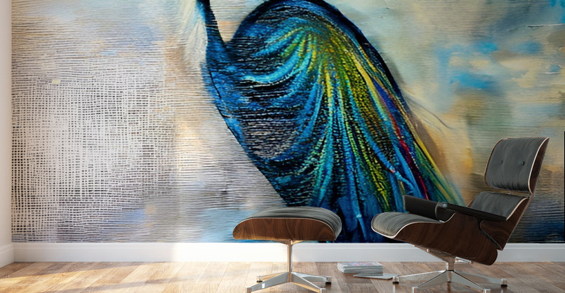 Van Gogh Heron Wall Murals