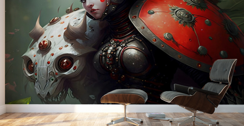 Warrior Ladybug no.3 Wall Murals