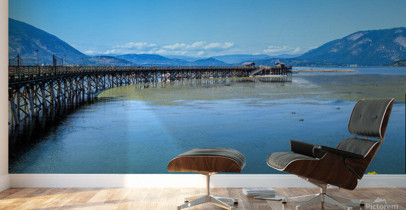 Tranquility at Salmon Arm Pier Wall Murals