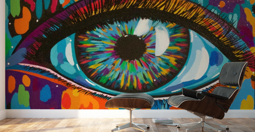 Technicolor Wall Murals