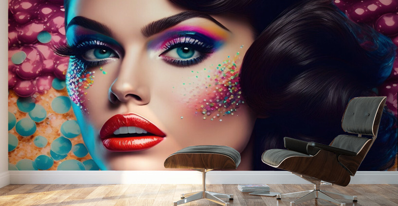 Girl pin up no.16 Wall Murals