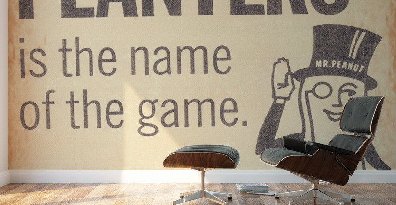 1967 Planters Peanut Ad Wall Murals