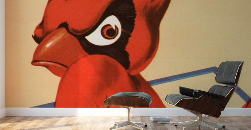 1955 St. Louis Cardinals Art Wall Murals