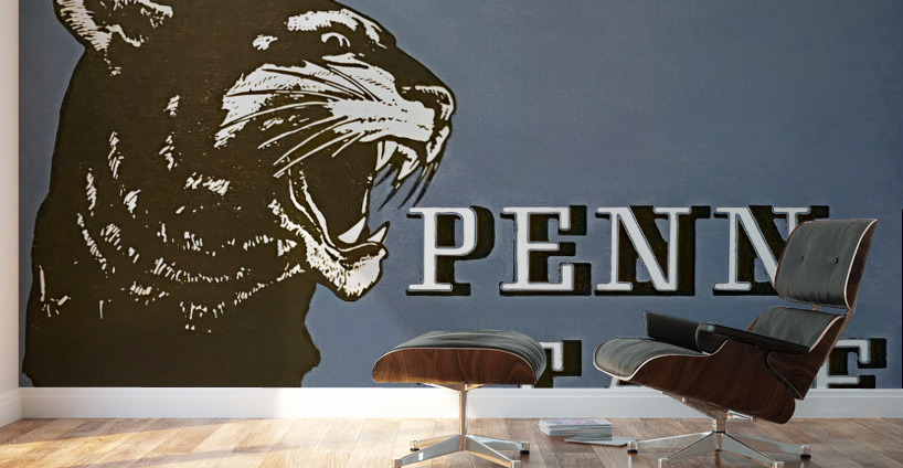 Vintage Penn State Nittany Lion Art Wall Murals