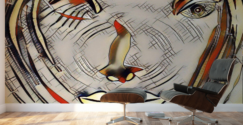 Left Eye 5 Impression murale