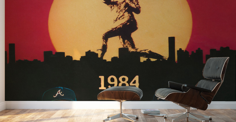 1984 Atlanta Braves Remix Art Wall Murals