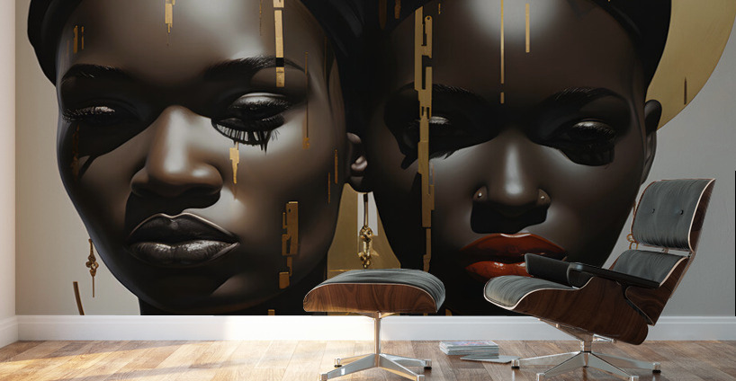 Golden Goddesses 5 Wall Murals