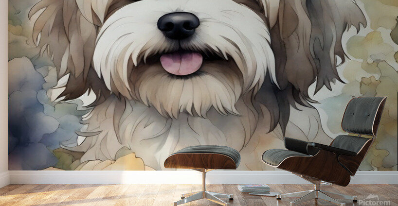 Cute Havanese Dog 4 Wall Murals